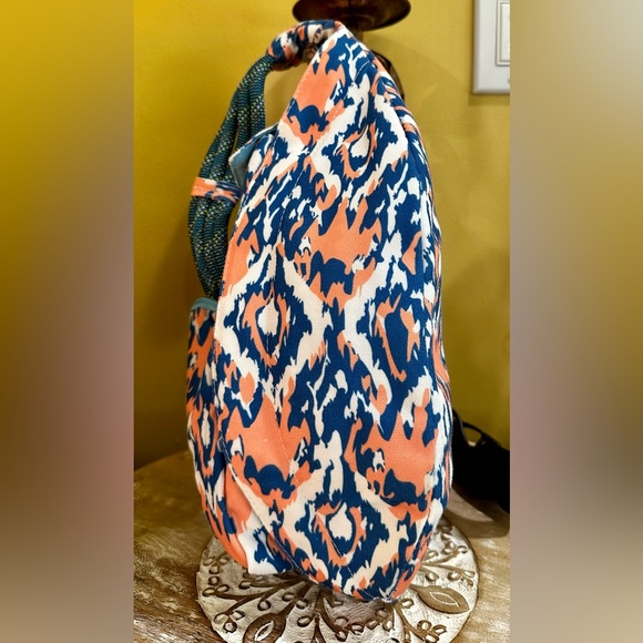 EUC 💠 Kavu Rope Shoulder Bag. Orange/Blue/White Exceptionally clean inside/out - Picture 6 of 14